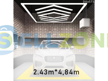 Φωτισμός LED για οροφή και γκαράζ με φωτιζόμενο σχήμα με βέλη – DUa573